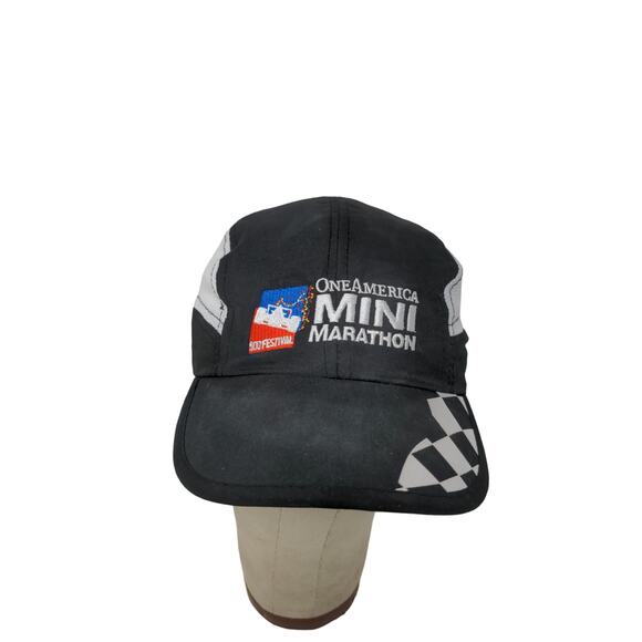 Indy 500 Festival One America Mini Marathon Strapback Hat Embroidered Logo - Picture 1 of 10